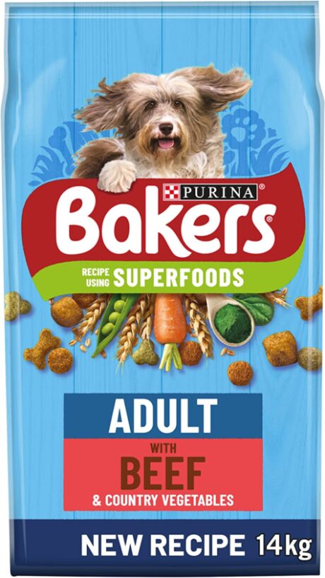 Bakers Complete Adult with Beef & Veg 14kg