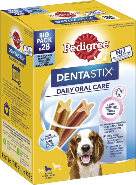 Pedigree Dentastix Daily Dental Chew Medium Dog 105 Sticks