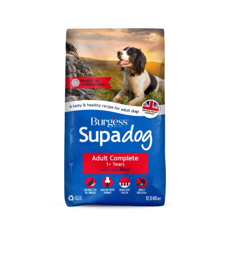 Burgess Supadog Adult with Tasty Beef 12.5kg