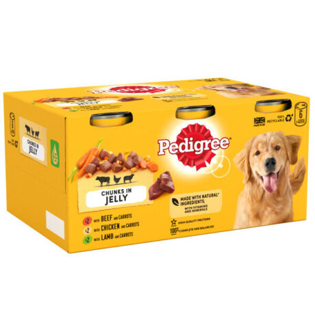 Pedigree Tins Meaty Meals 4 x 6 x 400g